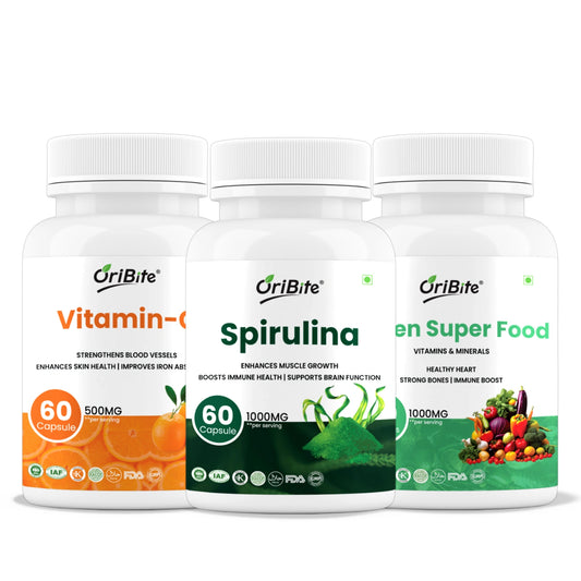 Spirulina, Green Super Food & Vitamin C – Detox & Daily Wellness