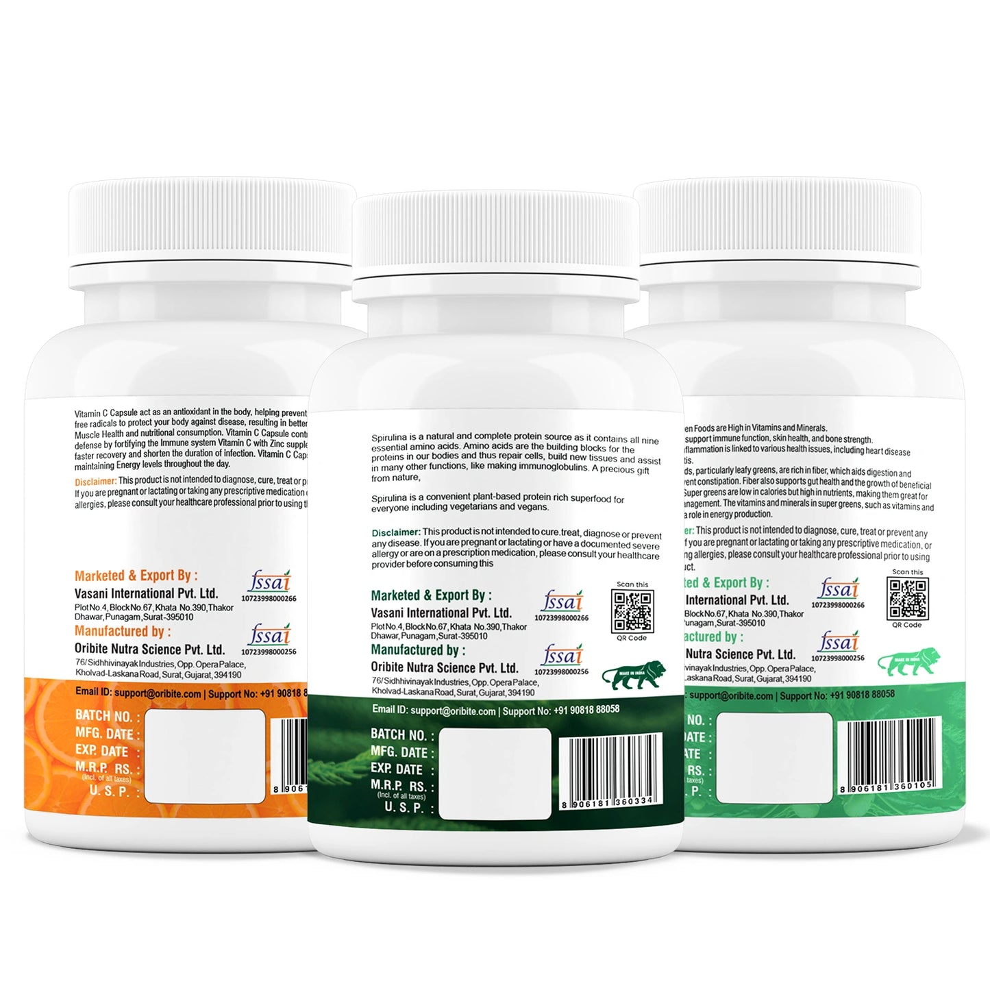 Spirulina, Green Super Food & Vitamin C – Detox & Daily Wellness