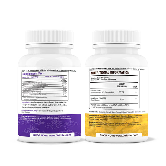 Diabex & Curcumin – Sugar Care, Immunity & Wellness Support