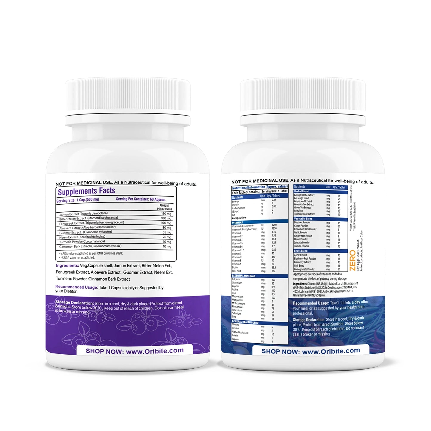 Multivitamin & Diabex  - Sugar Control & Daily Wellness Support