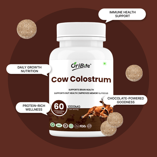 Cow Colostrum Tablets for Immunity & Gut Health - Oribite