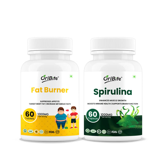 Fat Burner & Spirulina - Metabolism, Detox & Daily Energy