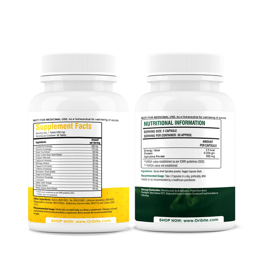 Fat Burner & Spirulina - Metabolism, Detox & Daily Energy