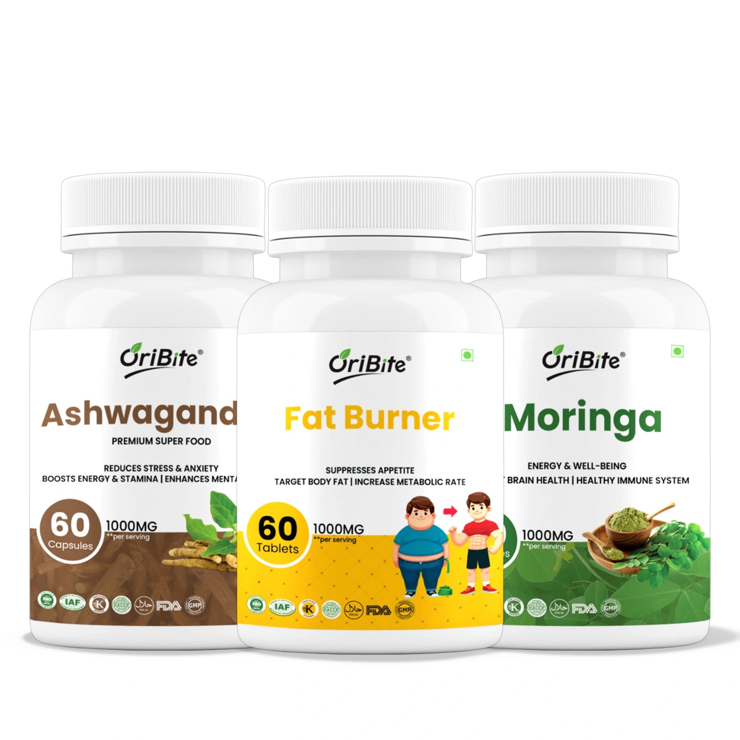 Fat Burner, Moringa & Ashwagandha – Metabolism, Detox & Energy