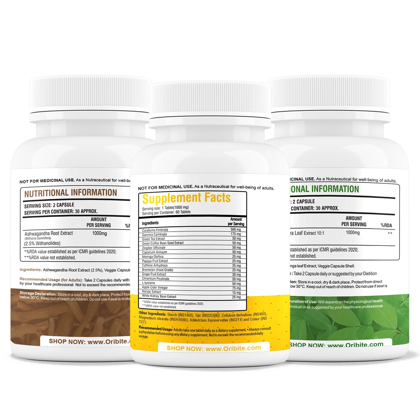 Fat Burner, Moringa & Ashwagandha – Metabolism, Detox & Energy