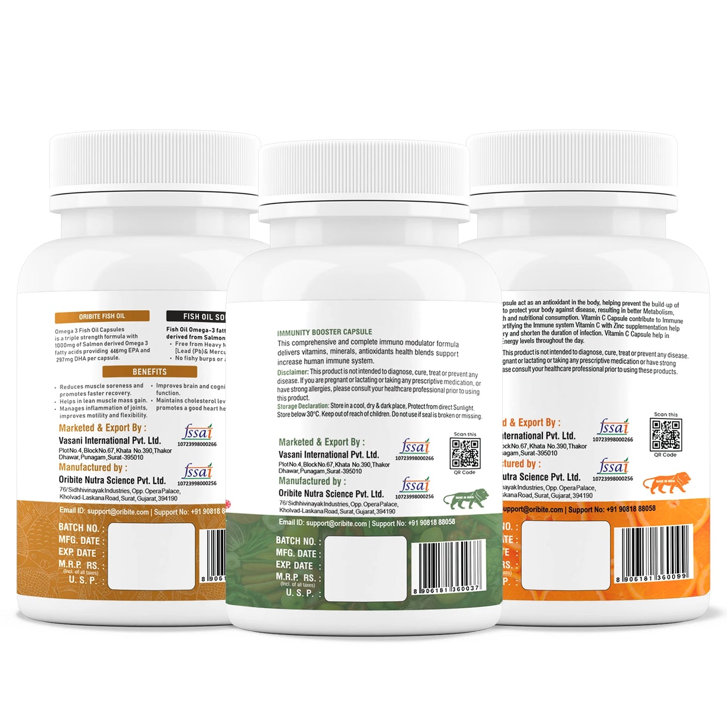 Omega-3, Vitamin C, & Immunity Booster – Now with Daily Energy & Protection