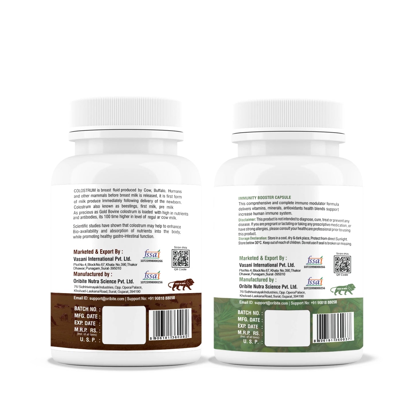 Immunity Booster & Cow Colostrum – Strength, Energy, and Protection.