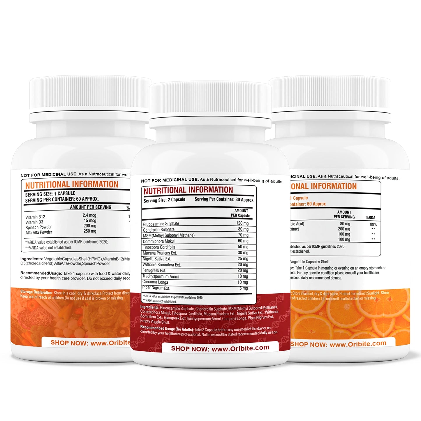 Women's Health & Wellness – Joint Care, Vitamin C & Vitamin B12