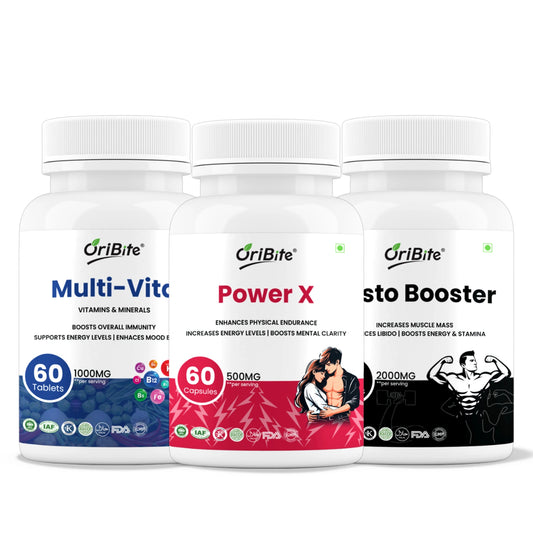 Power X, Test booster & Multivitamin – Men’s Strength & Energy