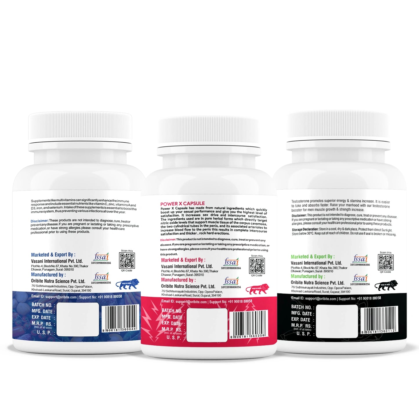 Power X, Test booster & Multivitamin – Men’s Strength & Energy