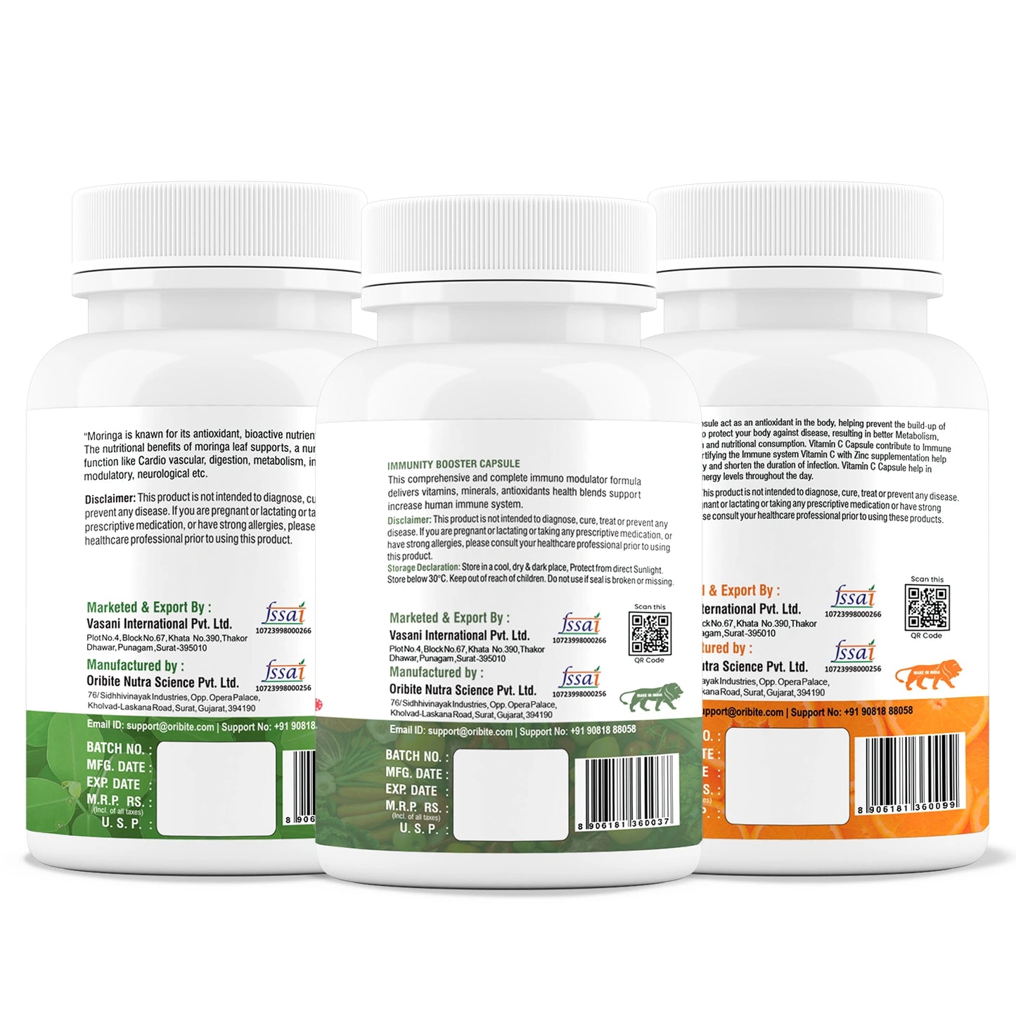 Immunity Booster, Vitamin C & Moringa – Daily Health & Wellness