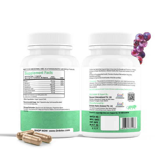Oribite Hair-Nail-Skin Capsule | 60 Capsule