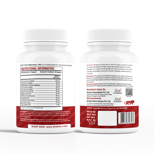 Oribite Joint Care Capsule | 60 Capsule
