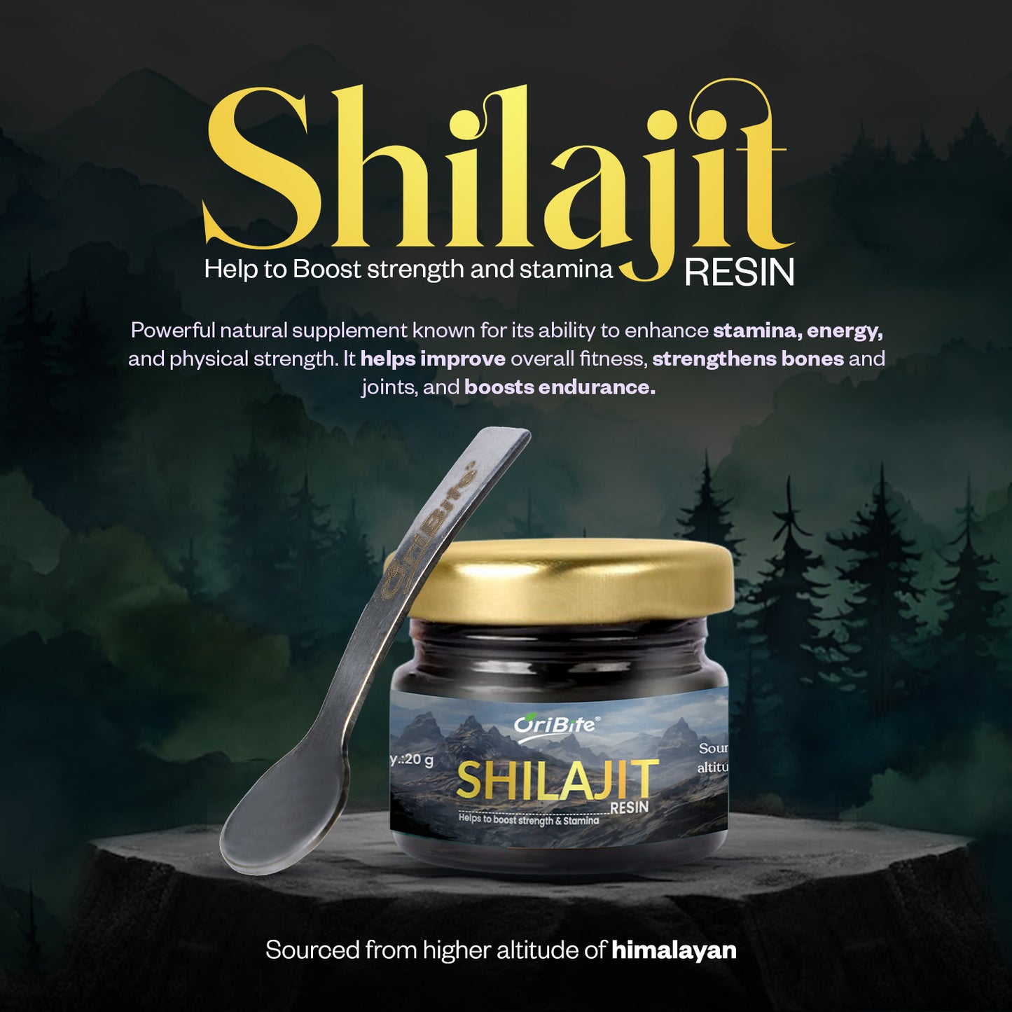 Oribite Shilajit Resin 20G