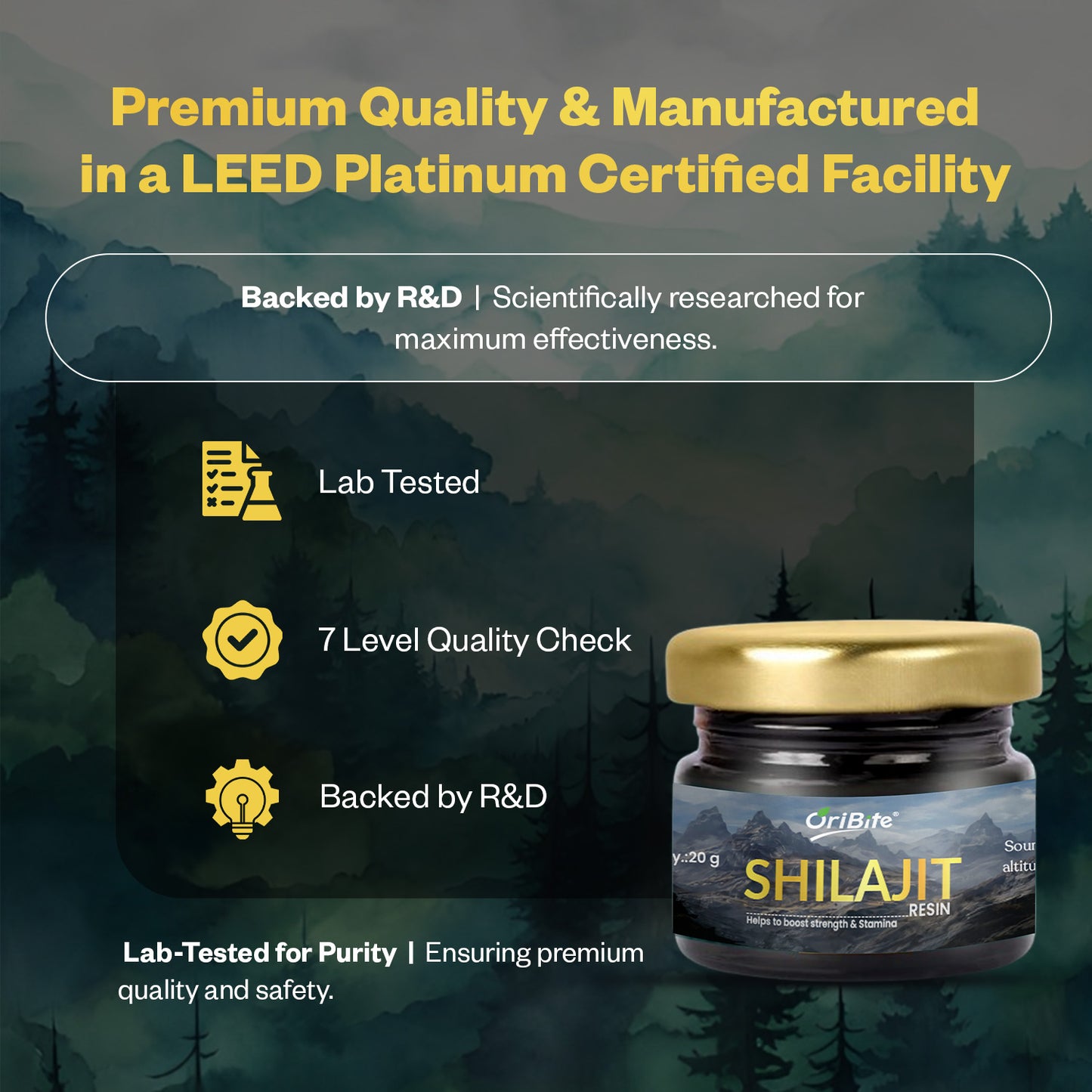 Oribite Shilajit Resin 20G