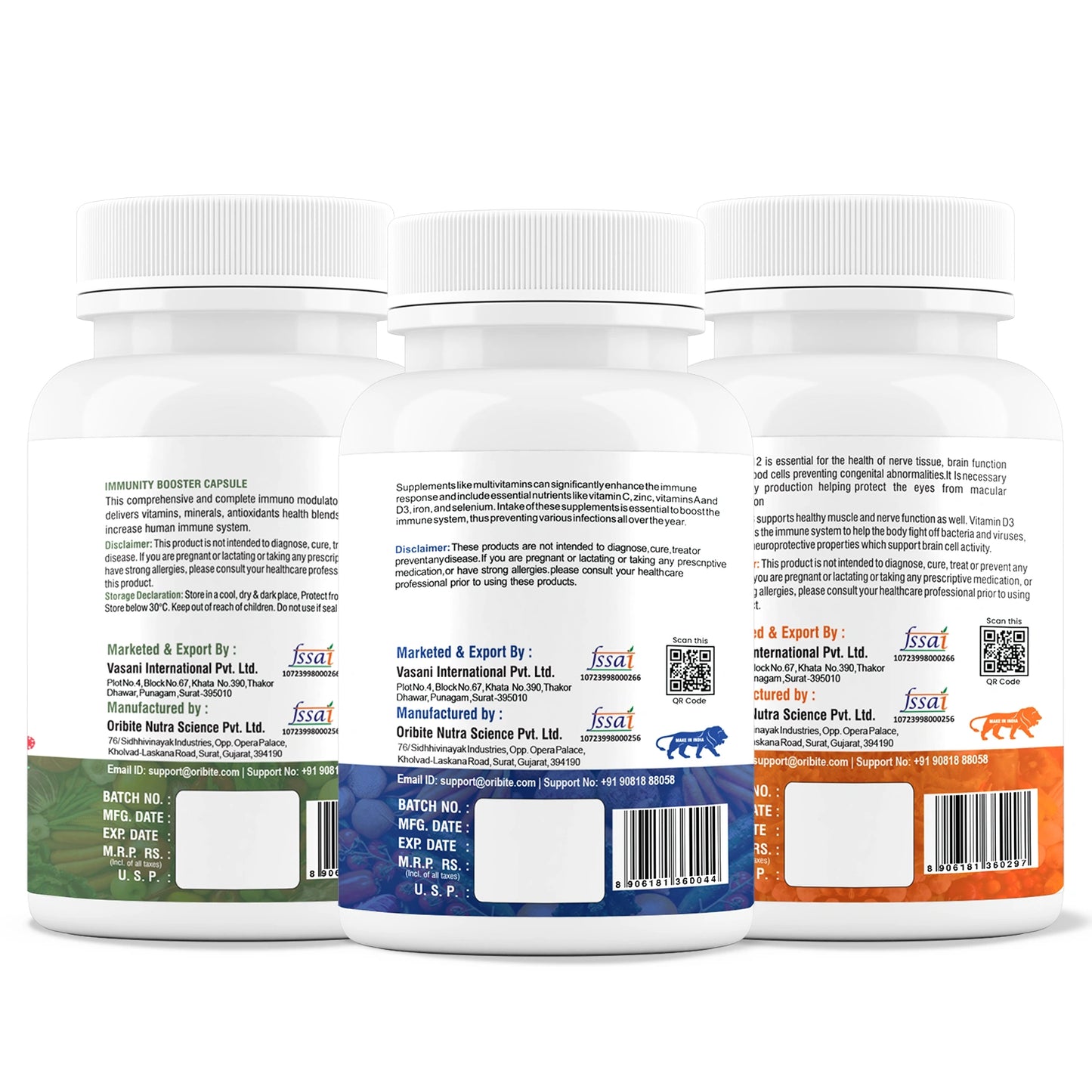 Multi-Vitamin, Vitamin B12 &Immune Support - Daily Health Support