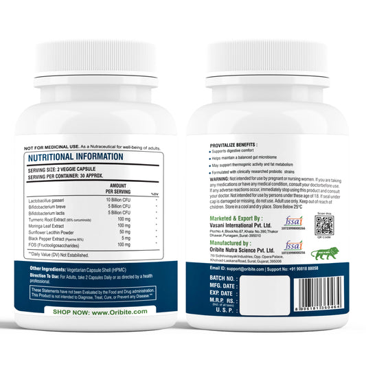 Provitalize & Previtalize Slim Gut Bundle | Menopause Prebiotics & Probiotics for Women | Supports Digestion, Joint Health, Belly Fat & Energy | 30 Day Supply