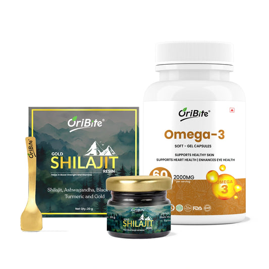 Shilajit Gold & Omega-3 – Women’s Energy, Immunity & Wellness
