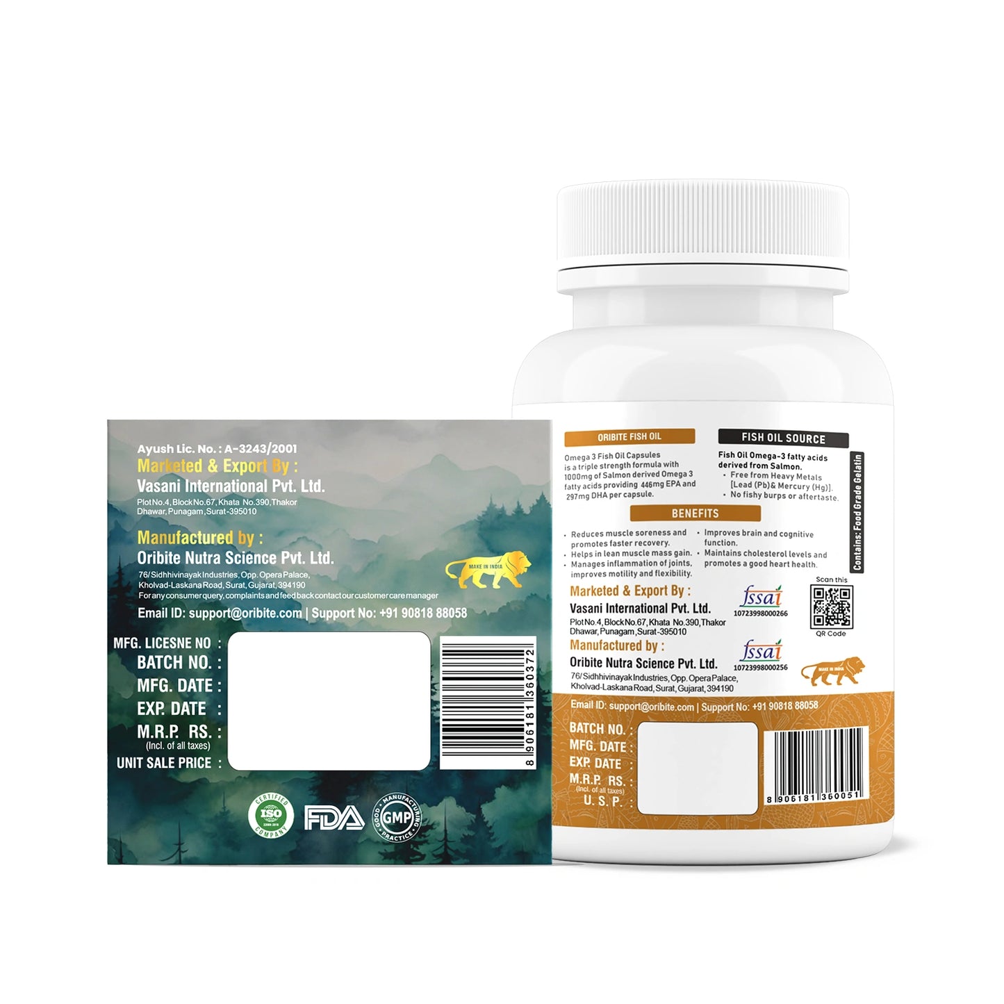 Shilajit Gold & Omega-3 – Women’s Energy, Immunity & Wellness