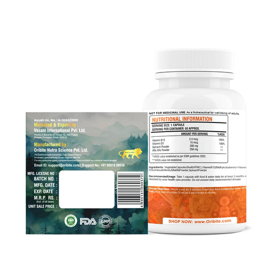 Shilajit Gold & Vitamin B12 – Brain Health, Energy & Stress Support