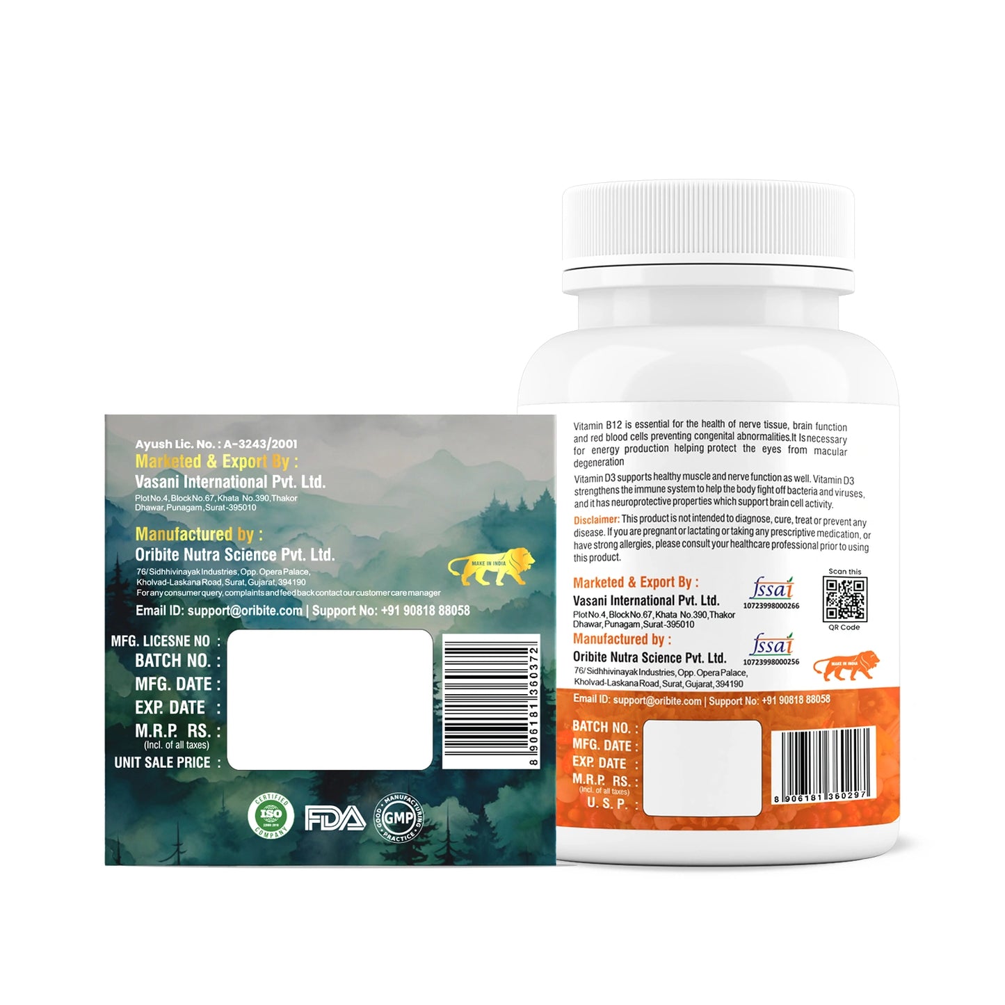 Shilajit Gold & Vitamin B12 – Brain Health, Energy & Stress Support