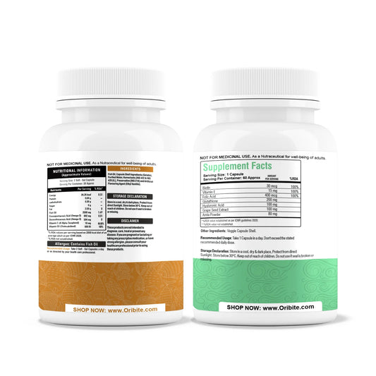 Hair Nail Skin & Omega-3 – Beauty, Skin Health & Inflammation Support