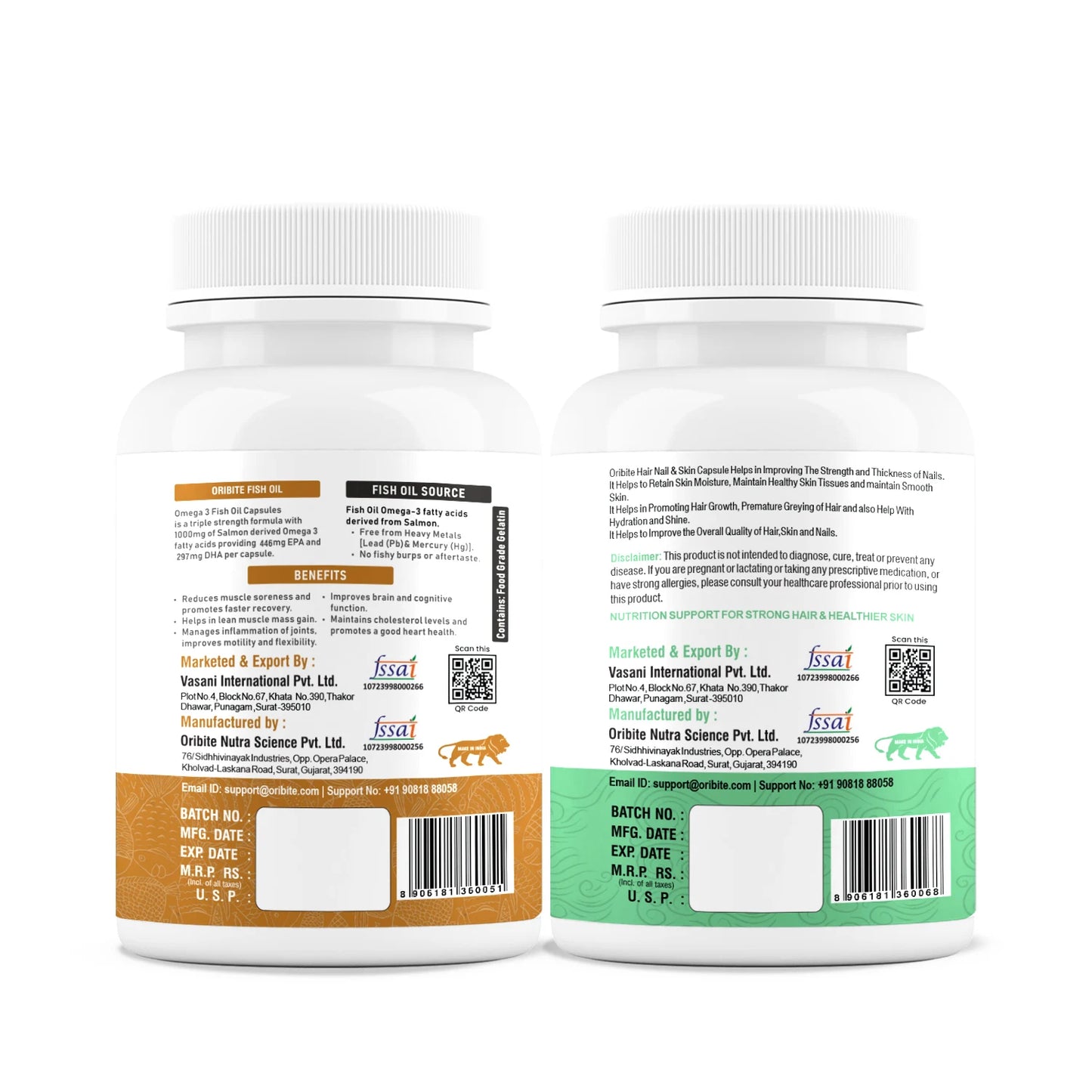 Hair Nail Skin & Omega-3 – Beauty, Skin Health & Inflammation Support