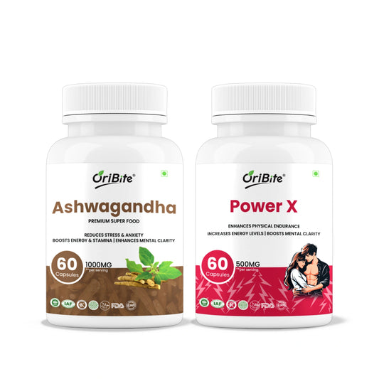 Ashwagandha & Power X – Stress Relief, Focus & Daily Energy