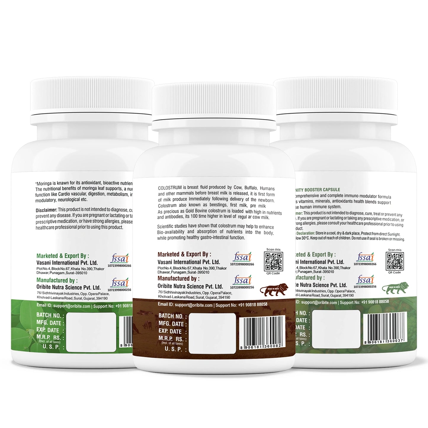 Moringa, Immunity Booster & Cow Colostrum - Women's Health & Wellness