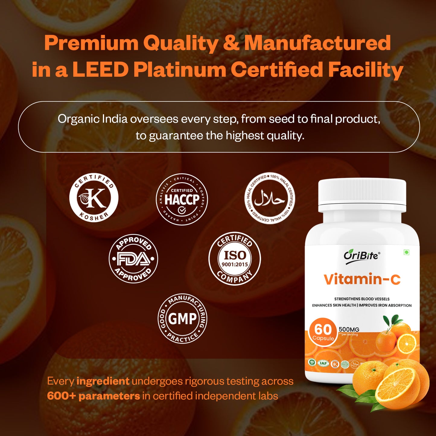 Oribite Vitamin-C Capsule | 60 Capsule