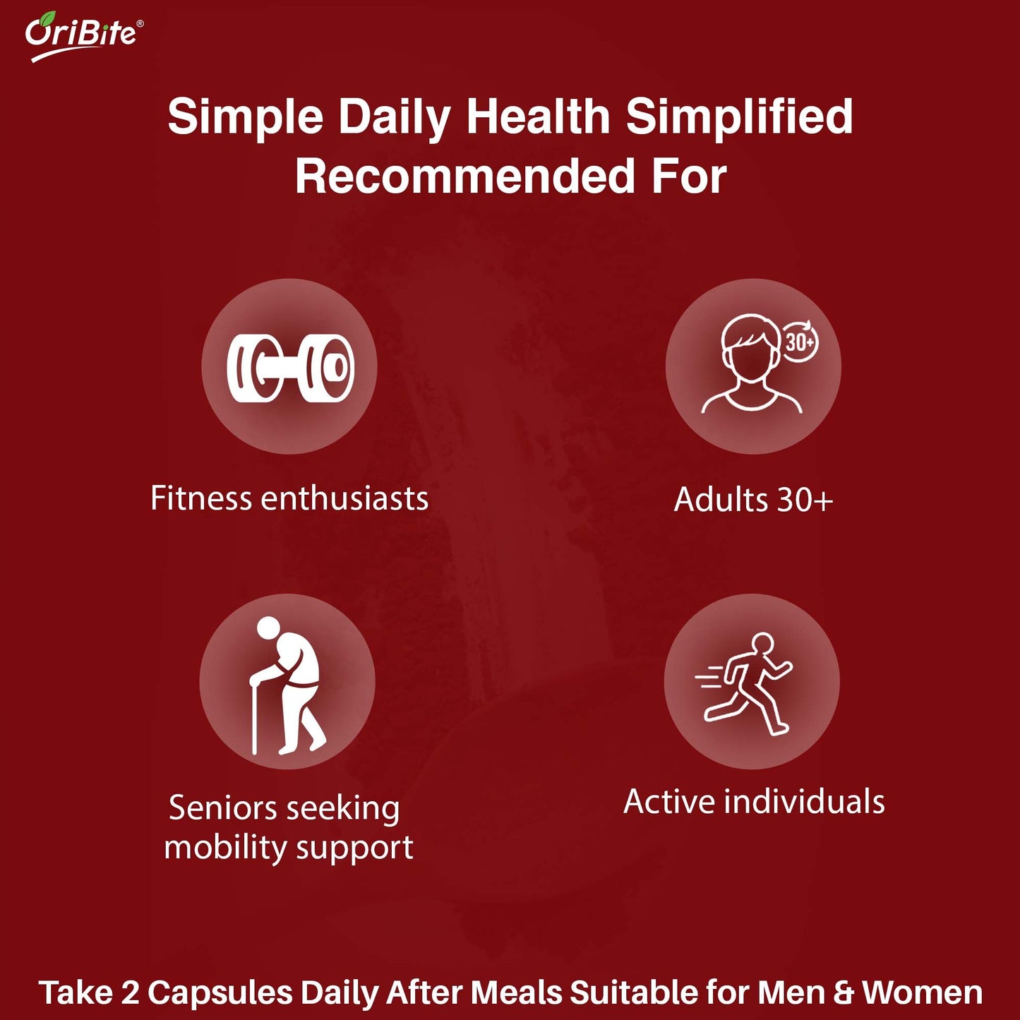 Glucosamine & Chondroitin Capsules for Joint Care & Mobility