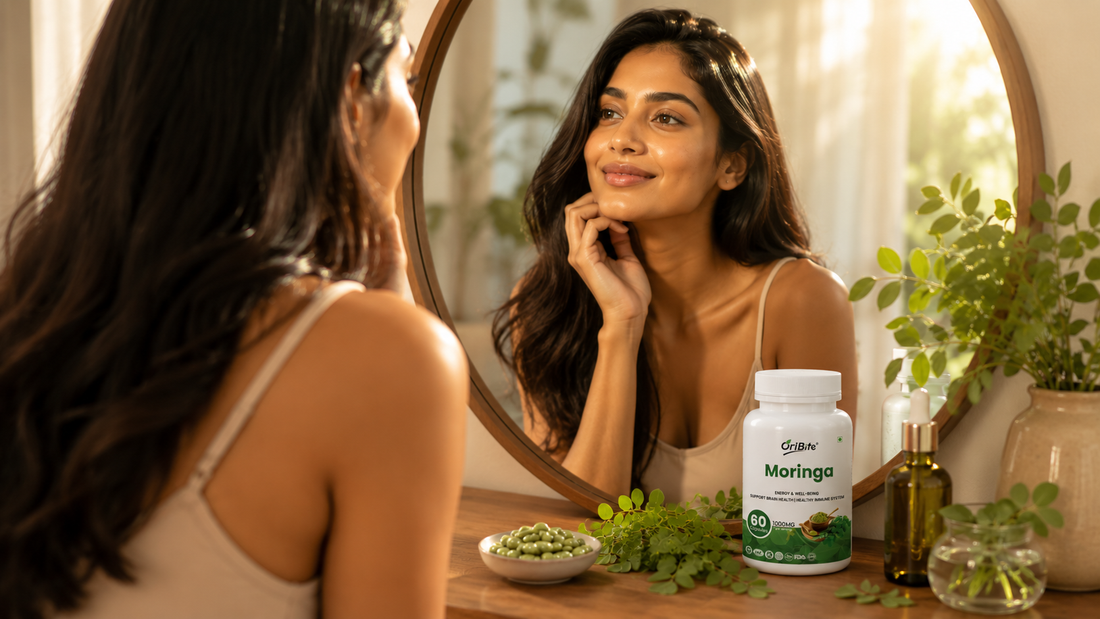 Moringa Capsules for Hair Growth & Glowing Skin