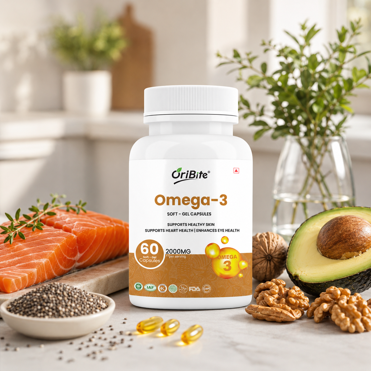 Omega-3 Capsules Benefits for Heart and Brain Health