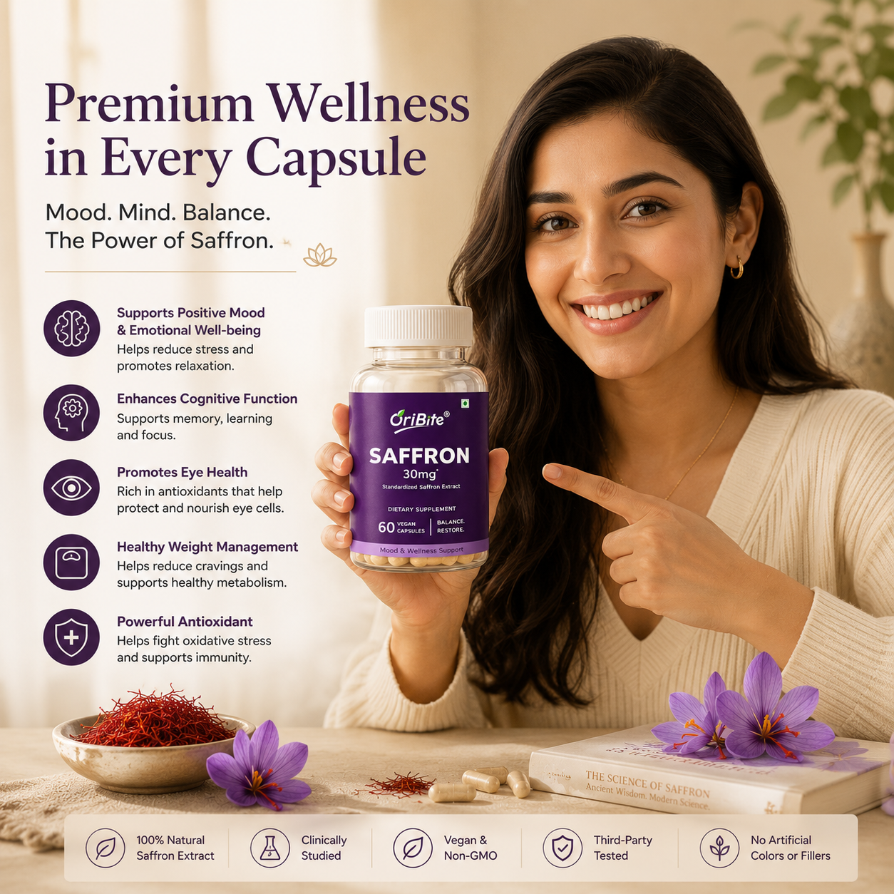 Saffron Supplement Guide: Benefits & Dosage Tips