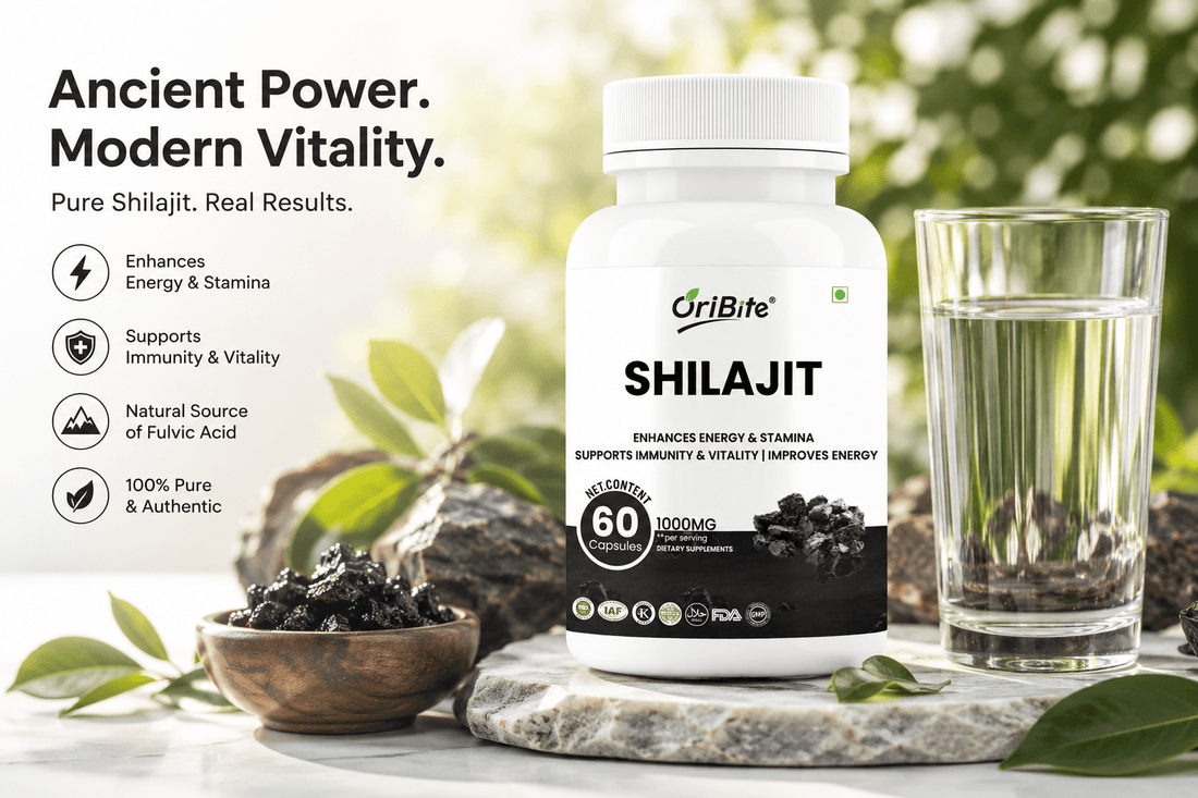 Shilajit Capsules for Energy and Daily Wellness - Oribite