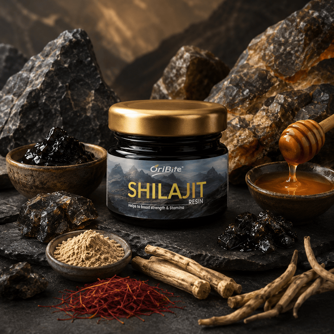 Shilajit Resin for Natural Energy and Wellness - Oribite