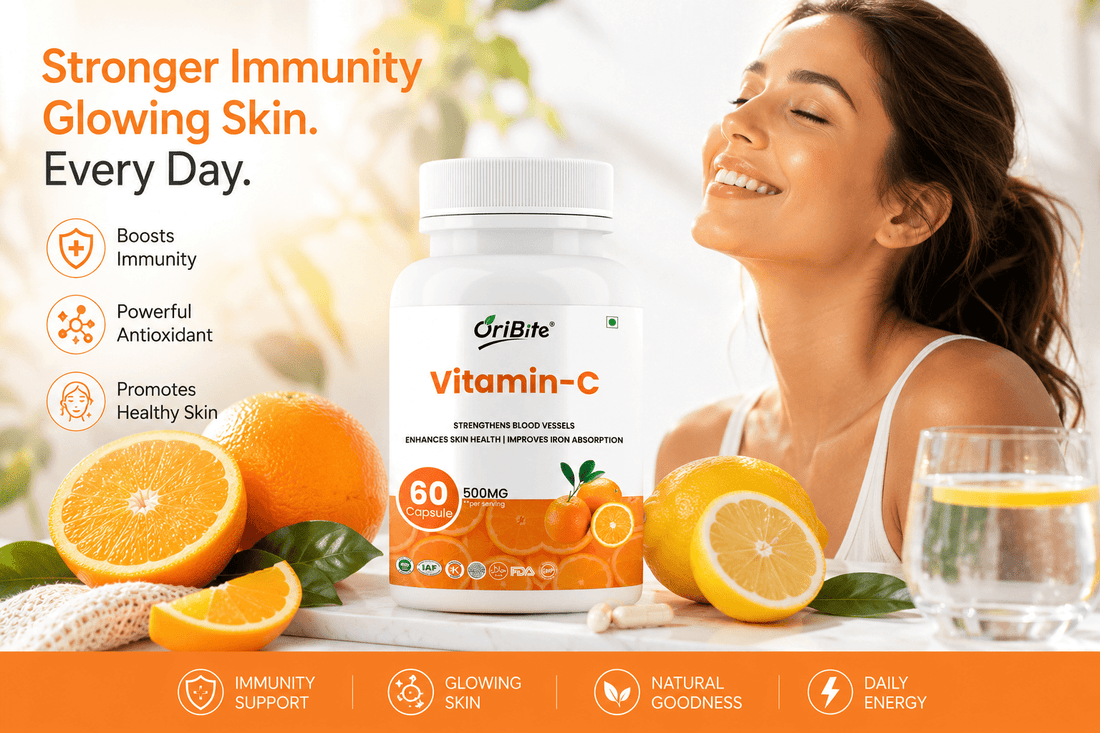 Vitamin C Capsules Benefits for Daily Immunity - Oribite