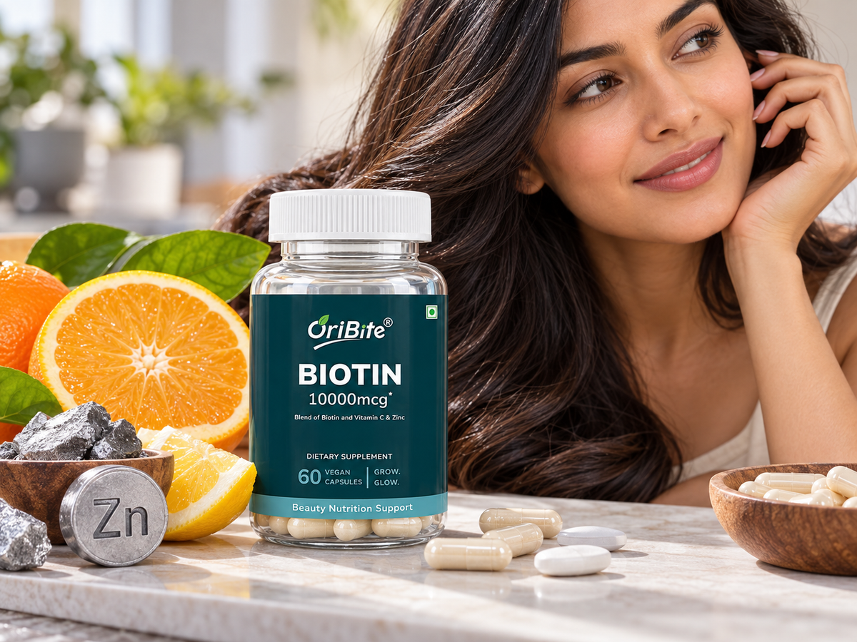 Biotin Zinc Vitamin C Benefits for Hair Skin & Nails