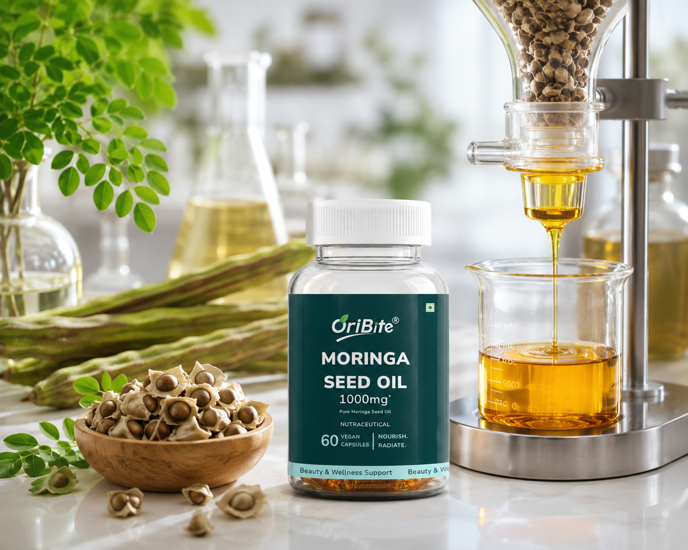 Moringa Seed Oil Benefits for Skin, Hair & Heart