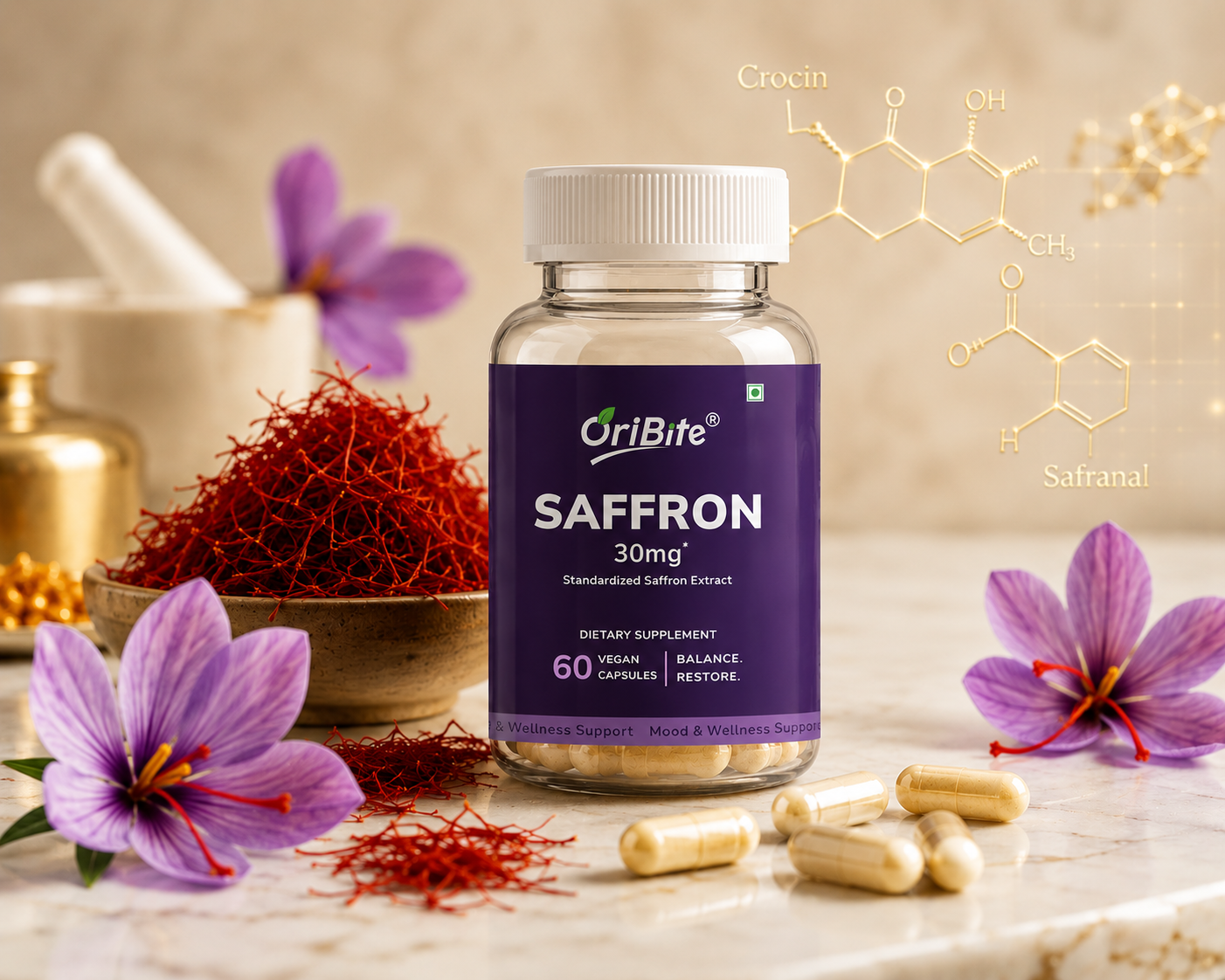 What Is Saffron Extract? Crocin, Safranal & Formulation Explained