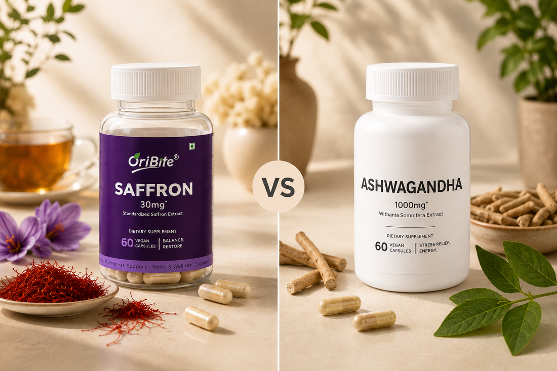 Saffron vs Ashwagandha: Which Is Better for Stress and Mood?