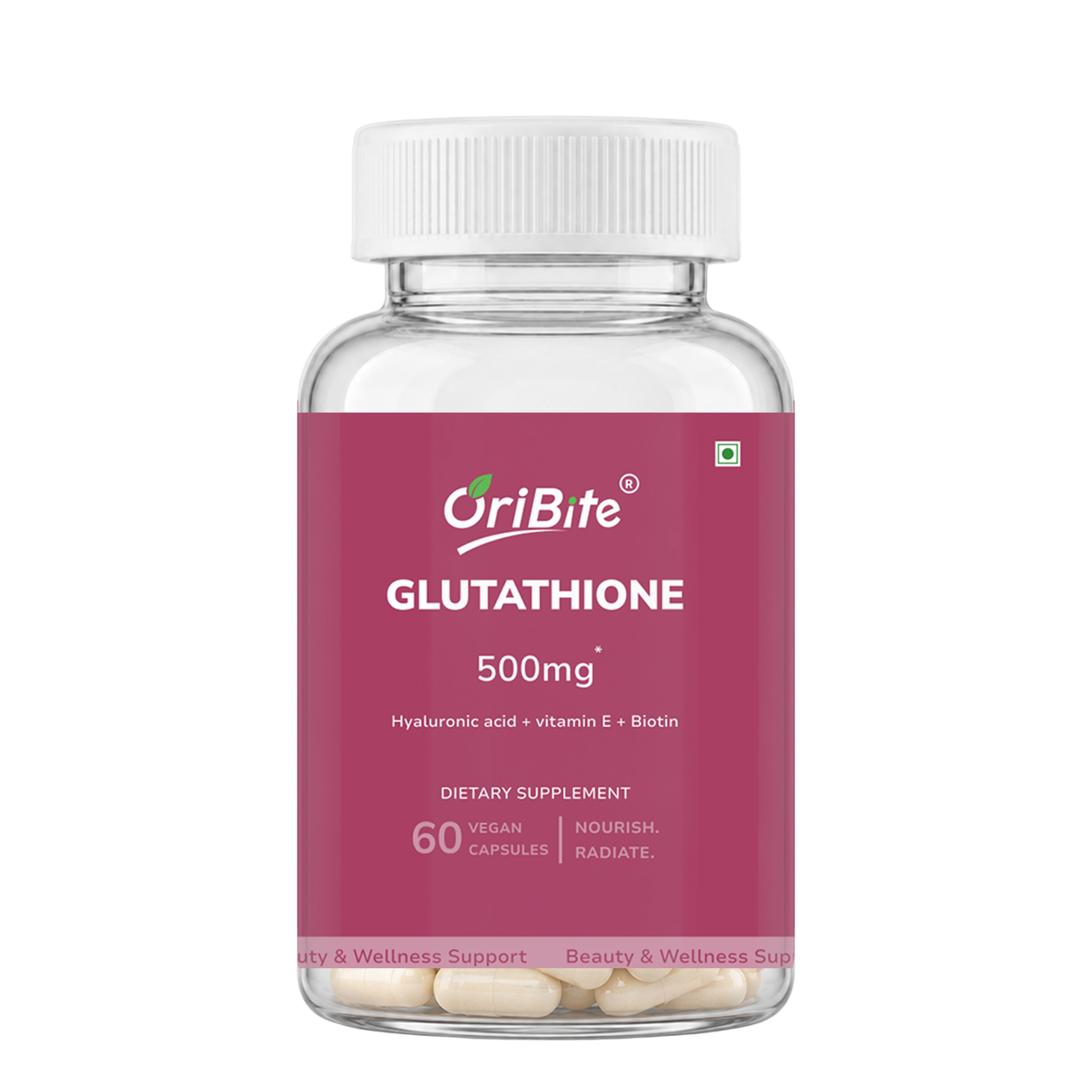 Biotin & Glutathione Capsules for Hair Skin & Nails