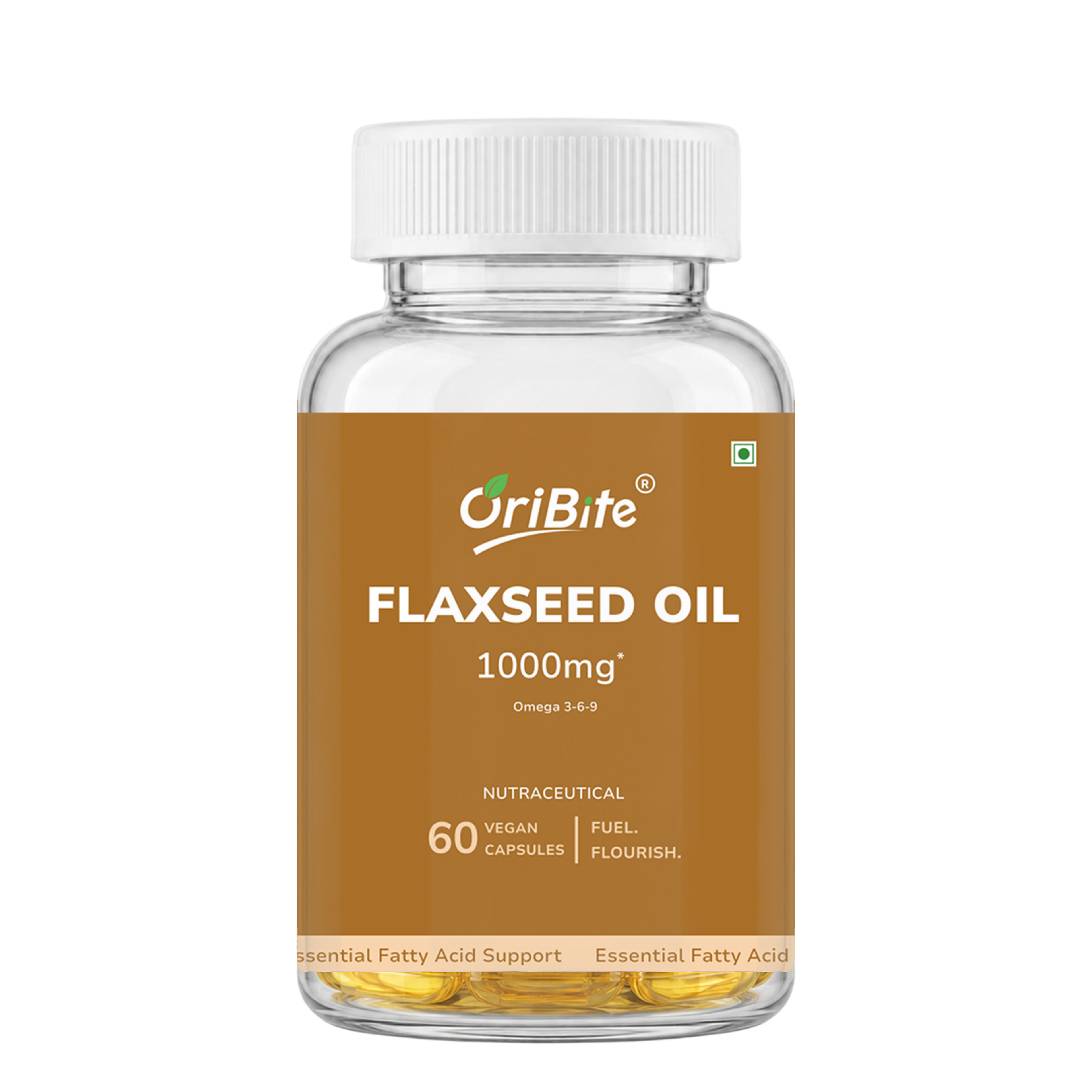 Flaxseed Oil Omega 3 6 9 Capsules for Heart Health