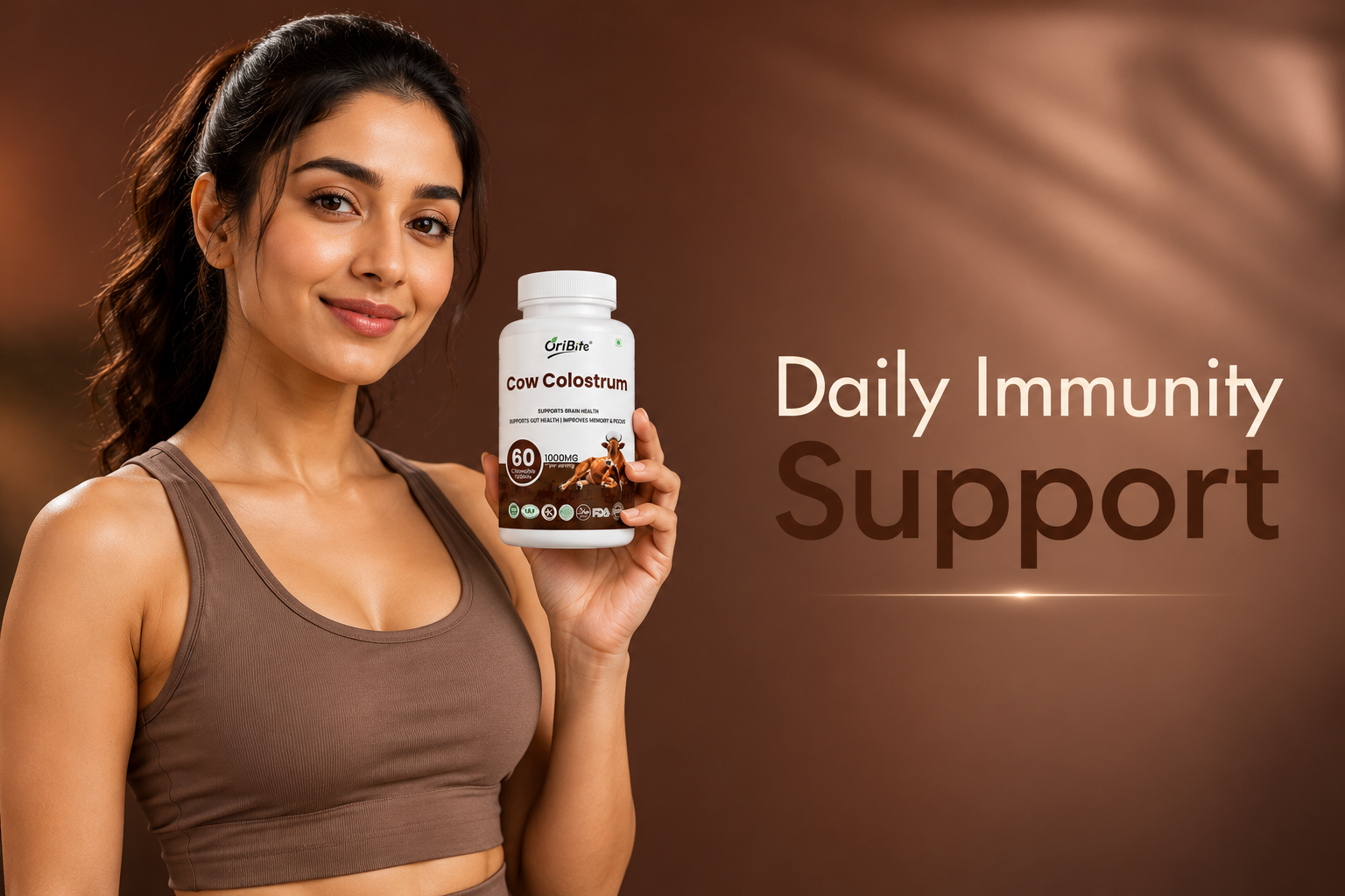 Cow Colostrum Tablets for Immunity & Gut Health