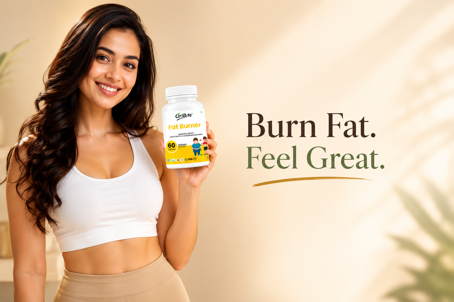 Garcinia Cambogia & Green Tea Fat Burner Tablets for Weight Loss