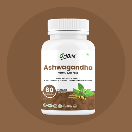 Ashwagandha Root Extract Capsules for Immunity & Energy - Oribite