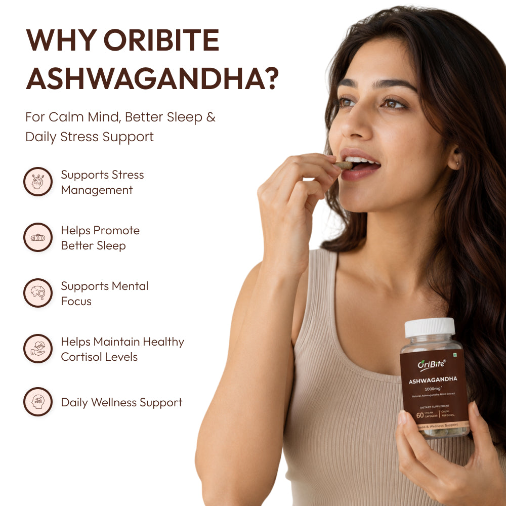 Ashwagandha Root Extract Capsules for Immunity & Energy