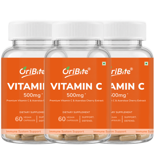 Vitamin C Capsules with Amla & Rosehip for Immunity