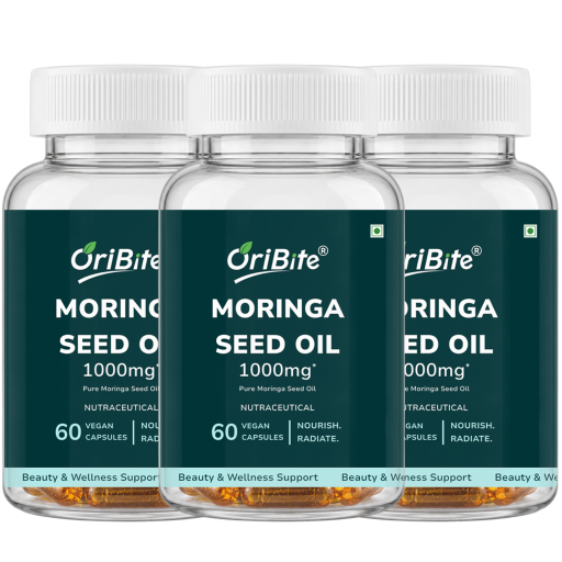 Moringa Seed Oil Capsules for Energy & General Wellness