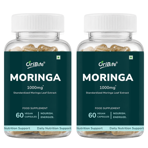 Moringa Oleifera Leaf Extract Capsules for Immunity & Nutrition